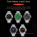 R1 Fashion Space Dial Bluetooth Stainless Steel Smartwatch
